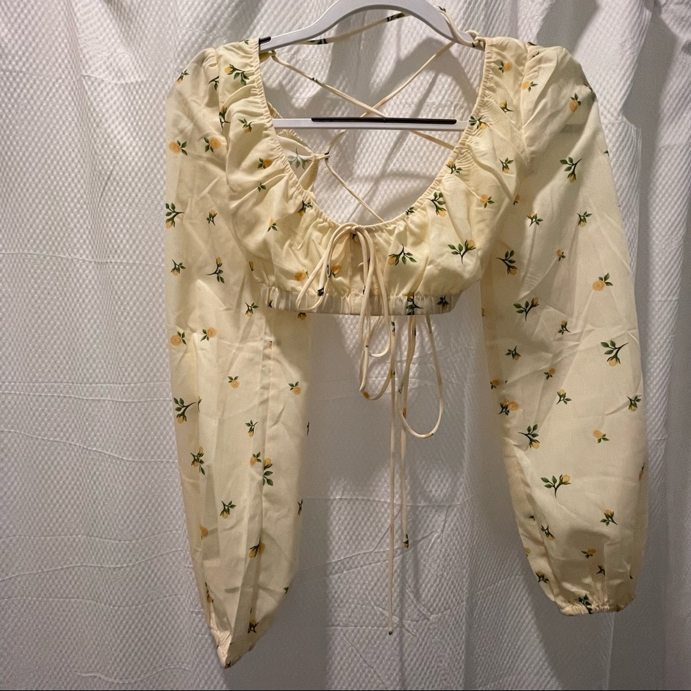 cropped spring top